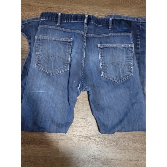 Patagonia Mens Blue Jeans Denim Pants 31x30"Organic Cotton Blend StraightStretch - Picture 15 of 15